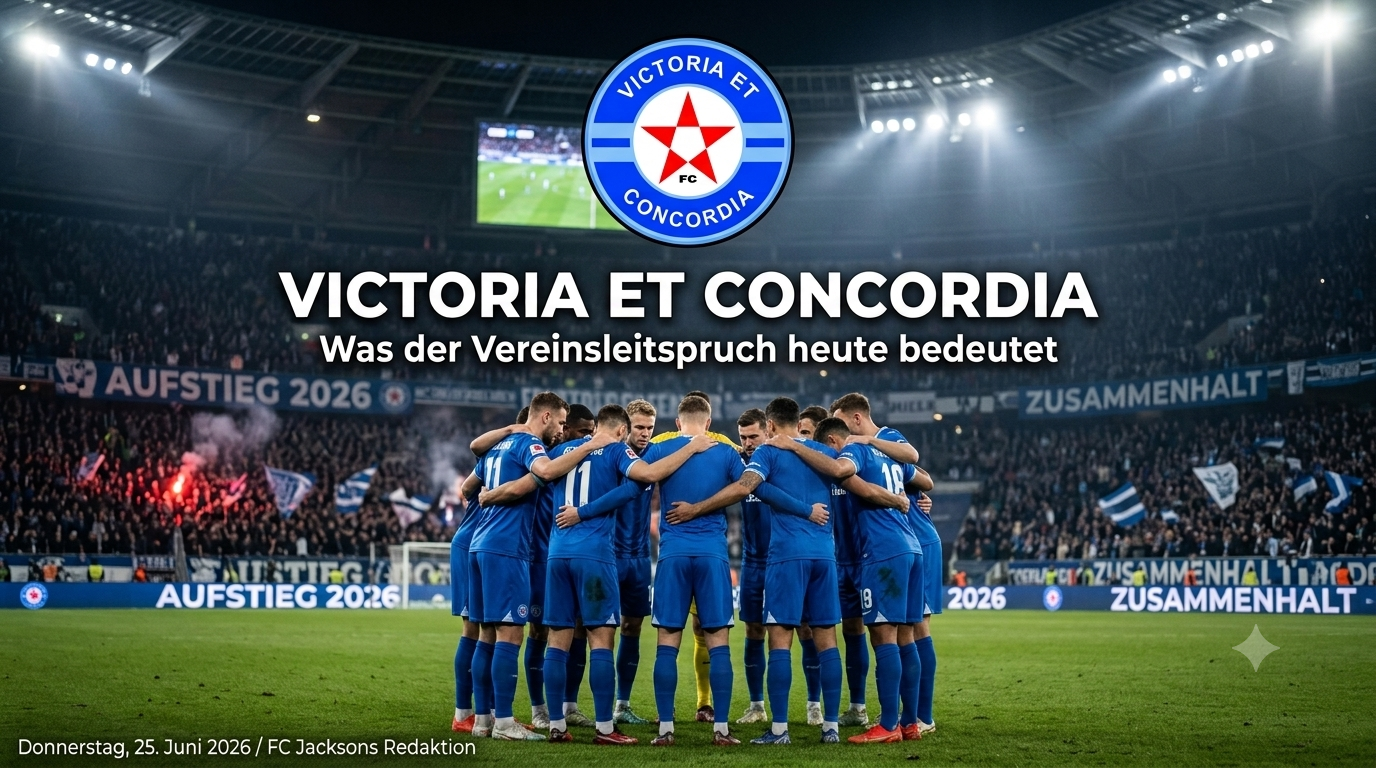 Victoria et Concordia: Was der Vereinsleitspruch heute bedeutet